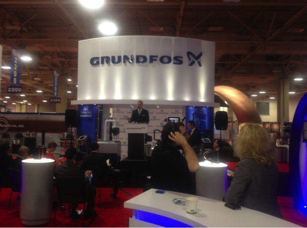 O'Reilly DePalma helped coordinate this 2013 Grundfos press conference 