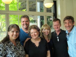 Great shot of everyone: Laurie Burke, Rich Holschuh, Saxon Henry, Andie Day, Paul Anatar, J.B. Bartkowiak