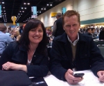 Our Green Earth PR Network colleague Leanne Newman strikes a poss with Paul Anatar of Kitchen and Residential Design.